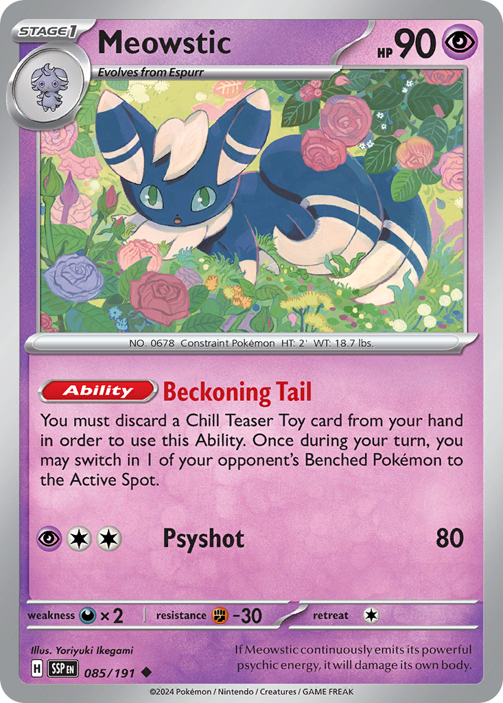 Meowstic (085/191) [Scarlet & Violet: Surging Sparks] | Odin's Place