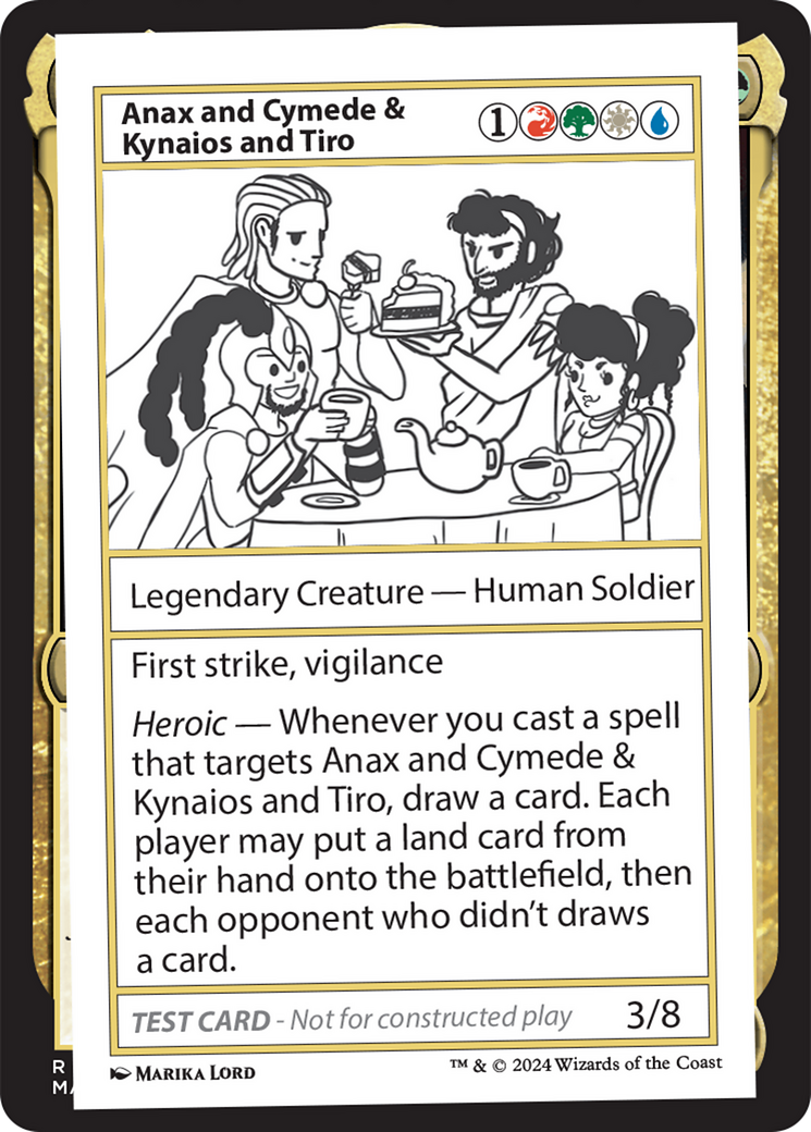Anax and Cymede & Kynaios and Tiro [Mystery Booster 2 Playtest Cards] | Odin's Place