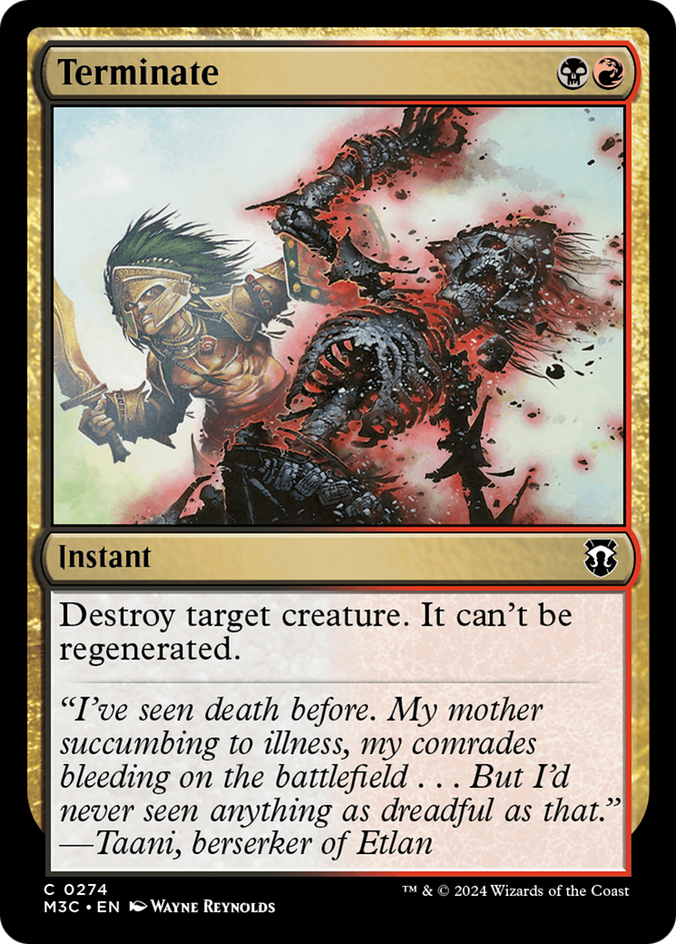 Terminate [Modern Horizons 3 Commander] | Odin's Place