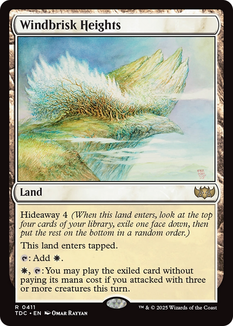 Windbrisk Heights [Tarkir: Dragonstorm Commander] | Odin's Place