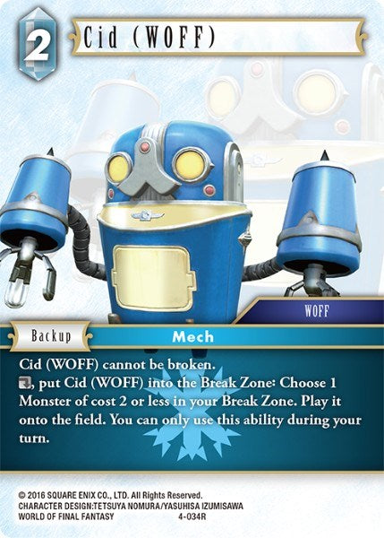 Cid (WOFF) [Opus IV] | Odin's Place