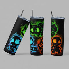 The Geek Boutique: Smokey Poke Trio Anime Inspired Green Glow Tumbler | Odin's Place