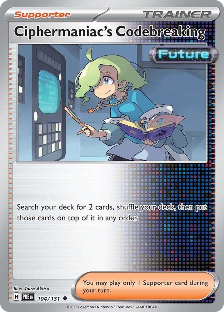 Ciphermaniac's Codebreaking (104/131) [Scarlet & Violet: Prismatic Evolutions] | Odin's Place