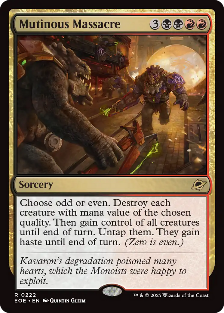 Mutinous Massacre [Edge of Eternities] | Odin's Place