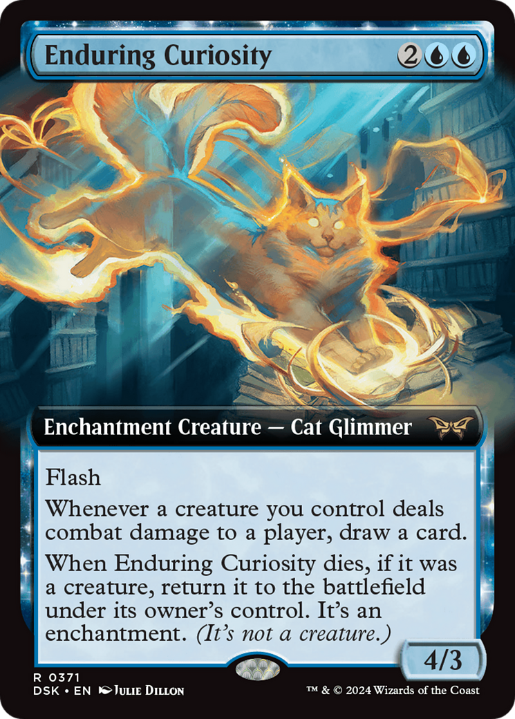 Enduring Curiosity (Extended Art) [Duskmourn: House of Horror] | Odin's Place