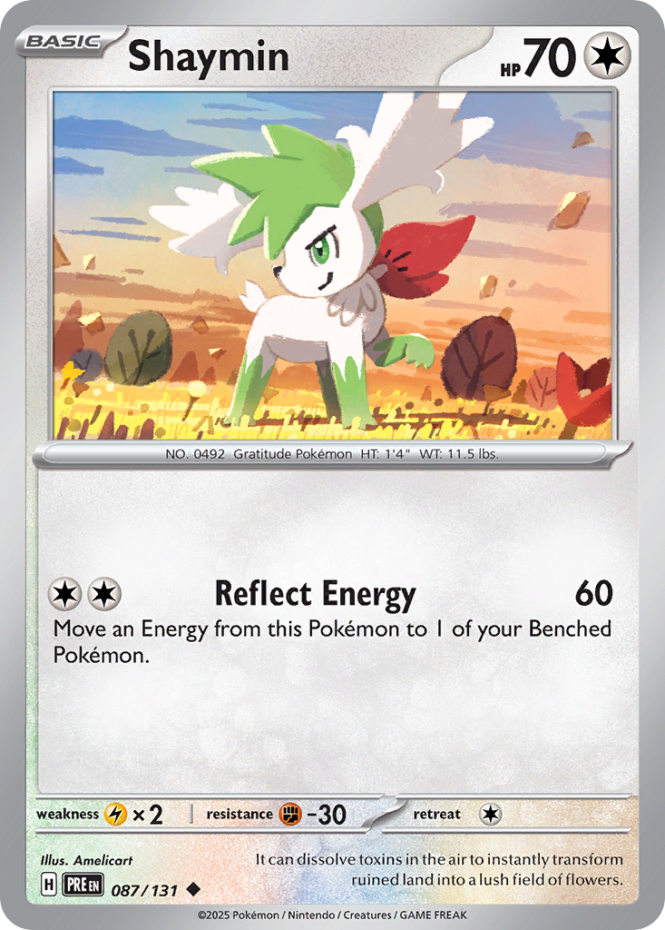 Shaymin (087/131) (Master Ball Pattern) [Scarlet & Violet: Prismatic Evolutions] | Odin's Place