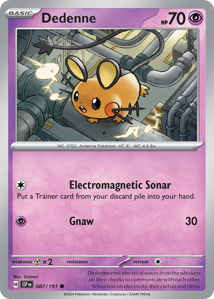 Dedenne (087/191) [Scarlet & Violet: Surging Sparks] | Odin's Place