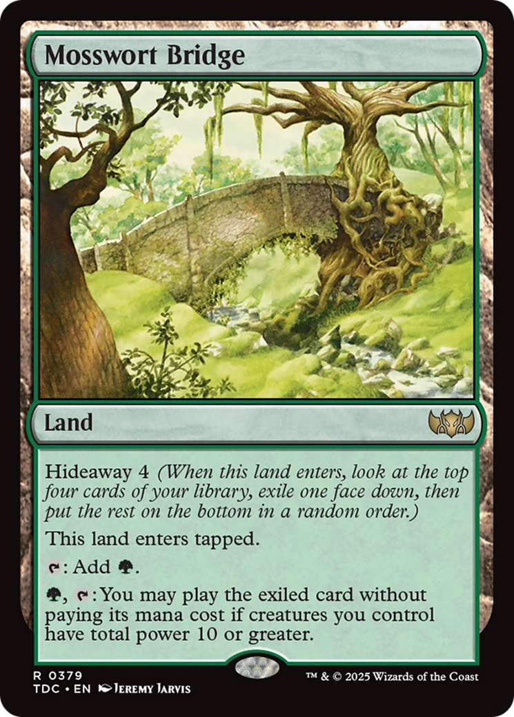 Mosswort Bridge [Tarkir: Dragonstorm Commander] | Odin's Place