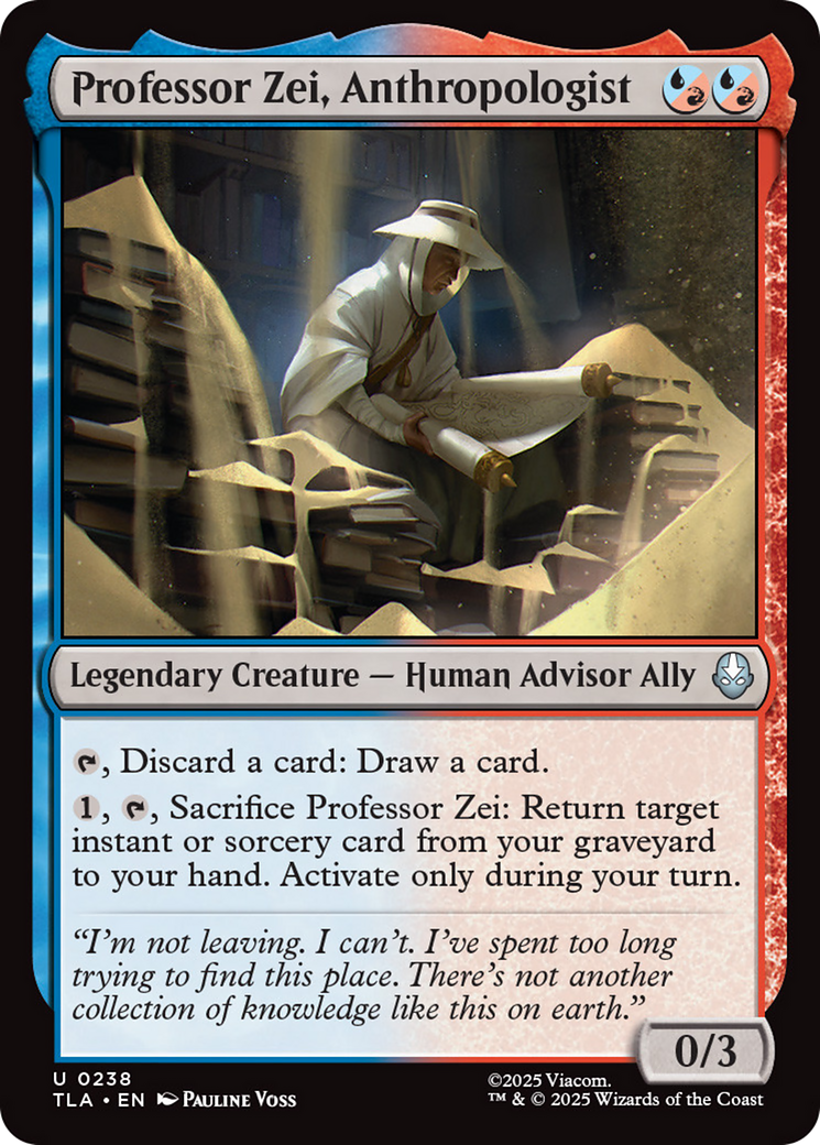 Professor Zei, Anthropologist [Avatar: The Last Airbender] | Odin's Place