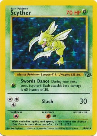 Scyther (10/64) [Jungle Unlimited] [No Symbol] | Odin's Place
