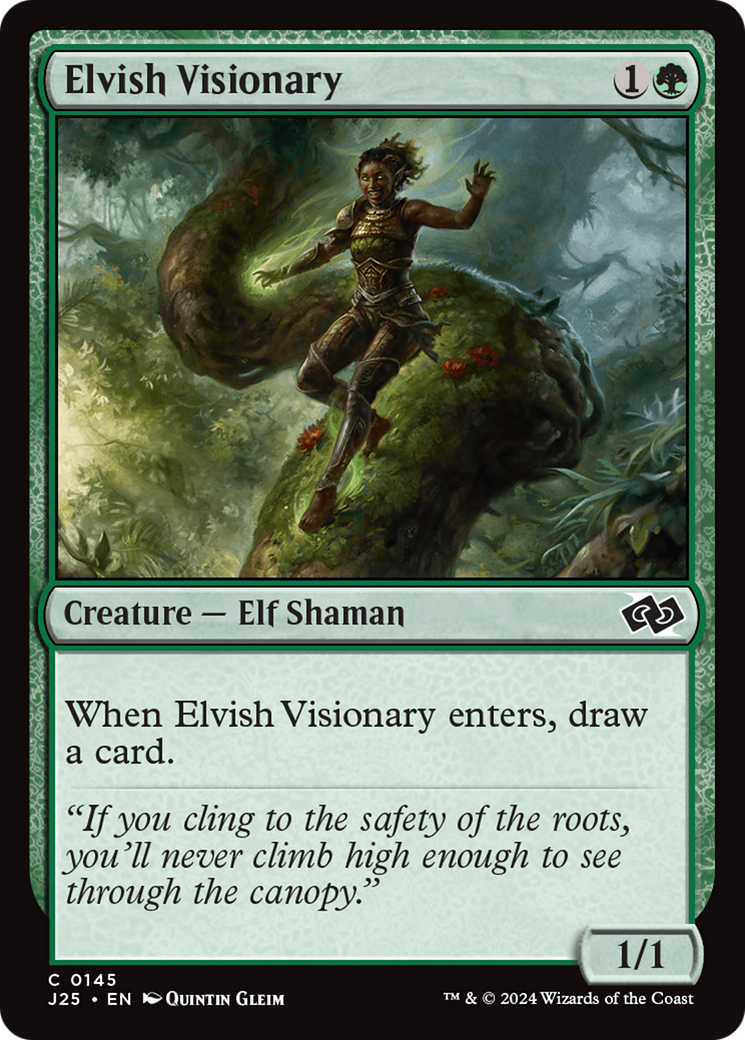 Elvish Visionary [Foundations Jumpstart] | Odin's Place