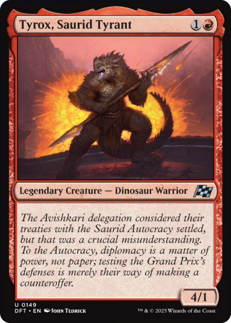 Tyrox, Saurid Tyrant [Aetherdrift] | Odin's Place