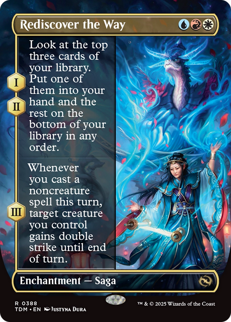 Rediscover the Way (Borderless) [Tarkir: Dragonstorm] | Odin's Place