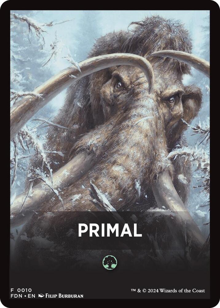 Primal Theme Card [Foundations Tokens] | Odin's Place