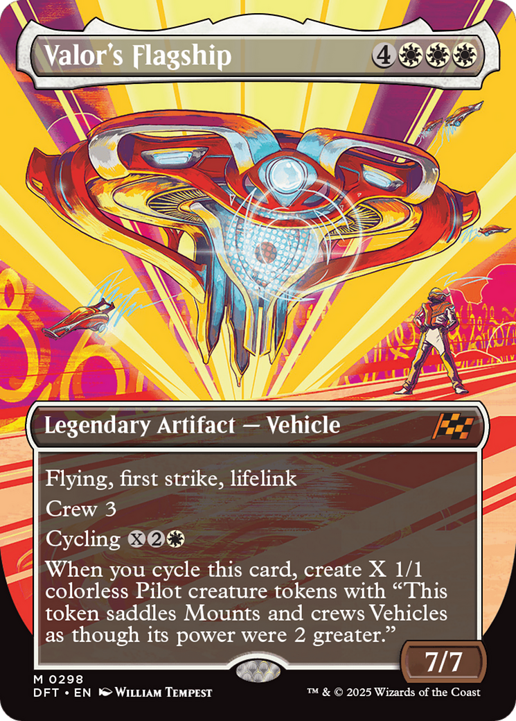 Valor's Flagship (Borderless) [Aetherdrift] | Odin's Place