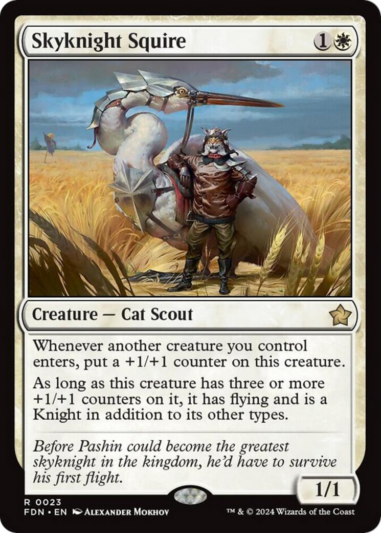 Skyknight Squire [Foundations] | Odin's Place