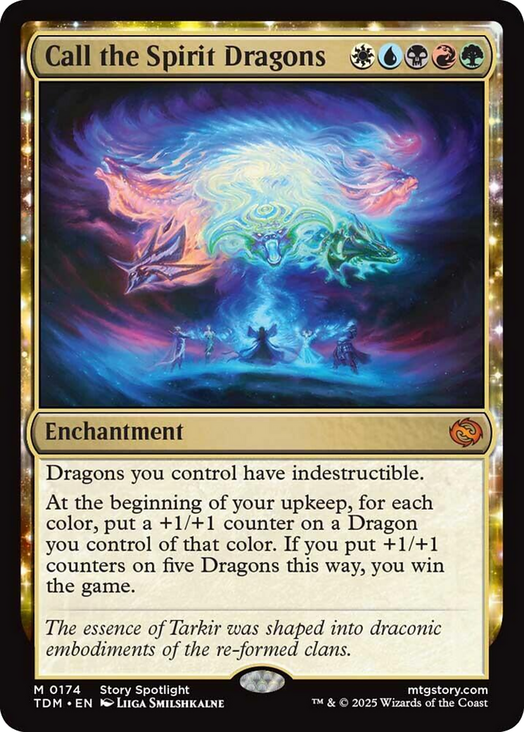 Call the Spirit Dragons [Tarkir: Dragonstorm] | Odin's Place