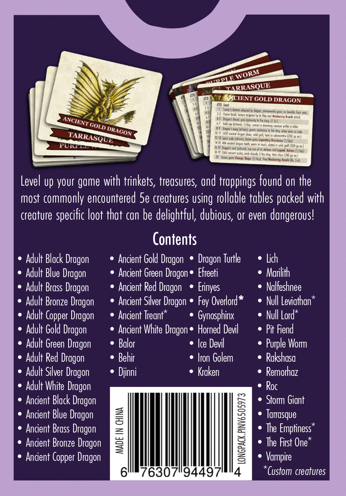 The Deck of Loot: Core Pack 3 - CR 11-30 | Odin's Place