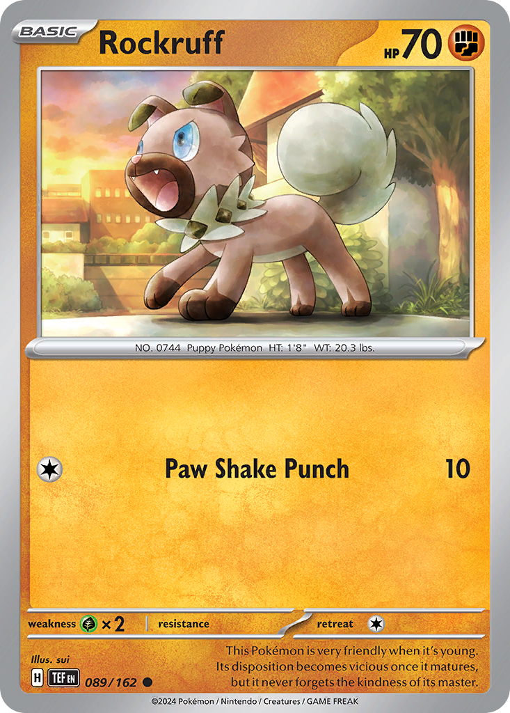 Rockruff (089/162) [Scarlet & Violet: Temporal Forces] | Odin's Place