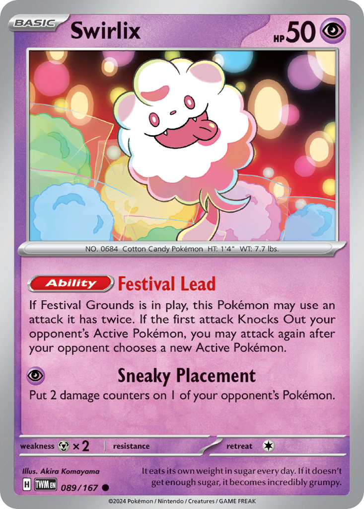 Swirlix (089/167) [Scarlet & Violet: Twilight Masquerade] | Odin's Place