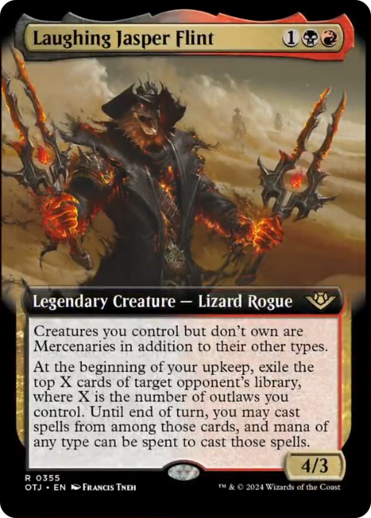 Laughing Jasper Flint (Extended Art) [Outlaws of Thunder Junction] | Odin's Place