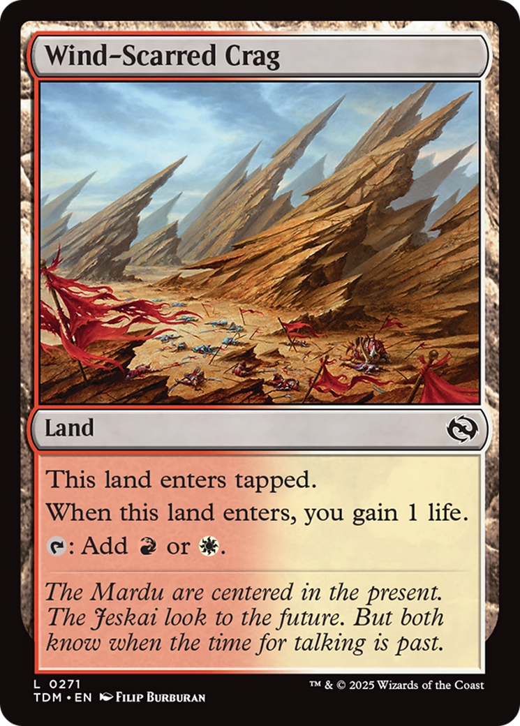 Wind-Scarred Crag [Tarkir: Dragonstorm] | Odin's Place