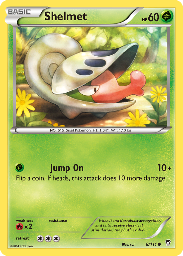 Shelmet (8/111) (League Promo 3rd Place) [XY: Furious Fists] | Odin's Place