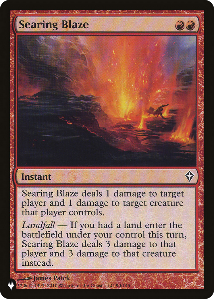 Searing Blaze [The List] | Odin's Place