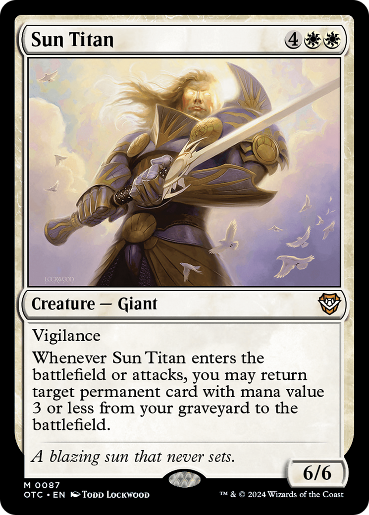 Sun Titan [Outlaws of Thunder Junction Commander] | Odin's Place