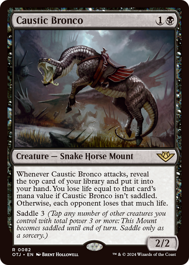 Caustic Bronco [Outlaws of Thunder Junction] | Odin's Place