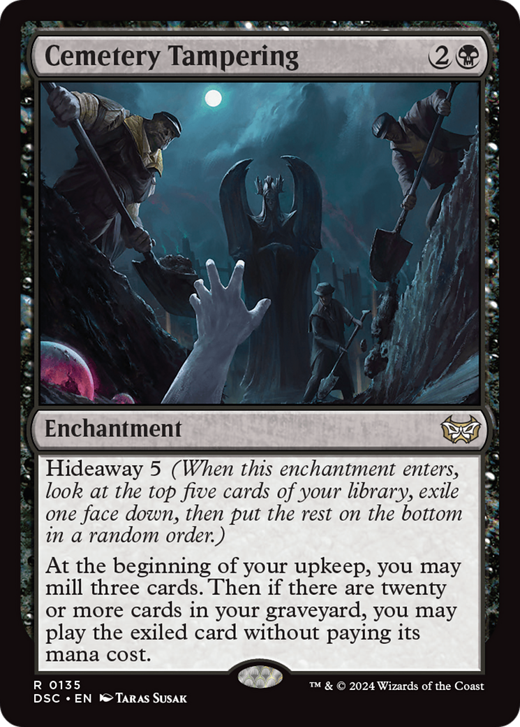 Cemetery Tampering [Duskmourn: House of Horror Commander] | Odin's Place