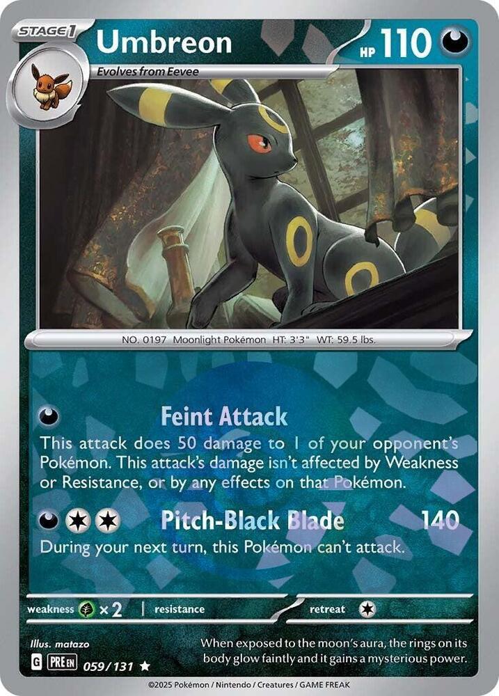 Umbreon (059/131) (Poke Ball Pattern) [Scarlet & Violet: Prismatic Evolutions] | Odin's Place