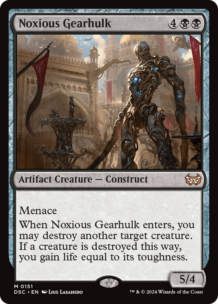 Noxious Gearhulk [Duskmourn: House of Horror Commander] | Odin's Place