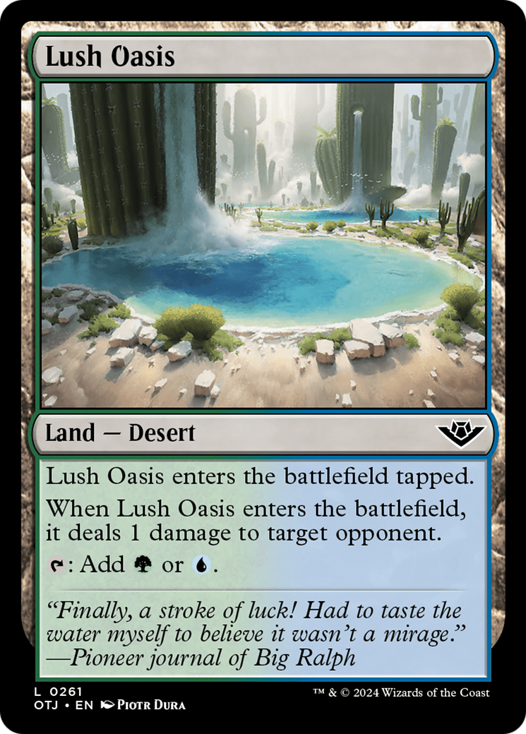 Lush Oasis [Outlaws of Thunder Junction] | Odin's Place