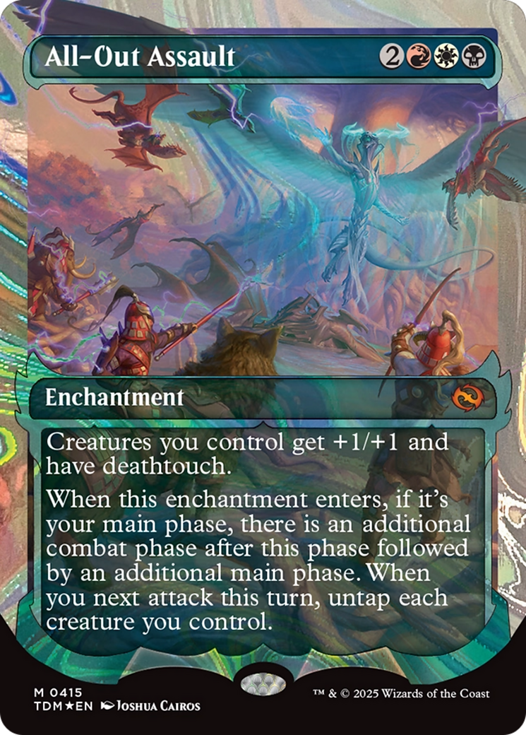 All-Out Assault (Showcase) (Halo Foil) [Tarkir: Dragonstorm] | Odin's Place