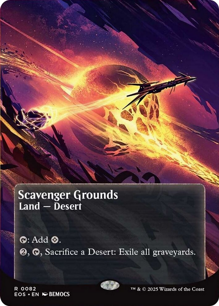Scavenger Grounds (0082) (Borderless) [Edge of Eternities: Stellar Sights] | Odin's Place
