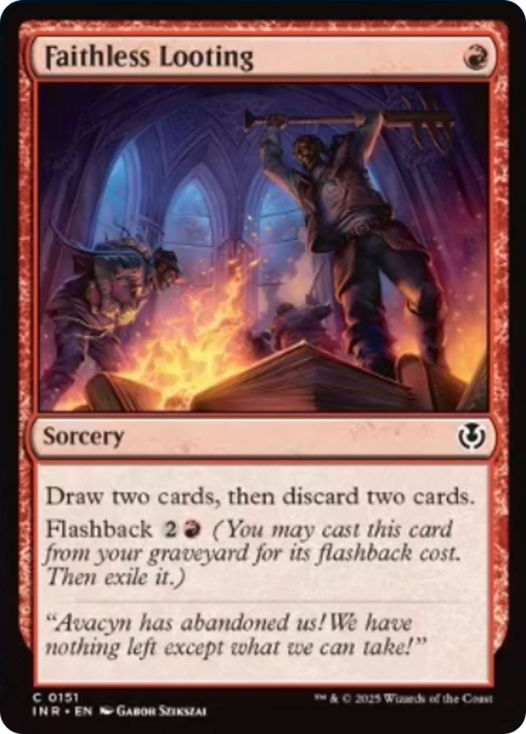 Faithless Looting [Innistrad Remastered] | Odin's Place