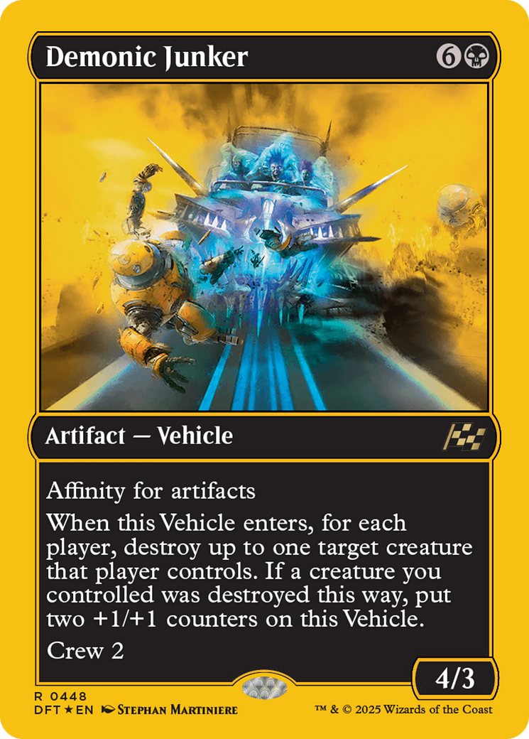 Demonic Junker (First-Place Foil) [Aetherdrift] | Odin's Place