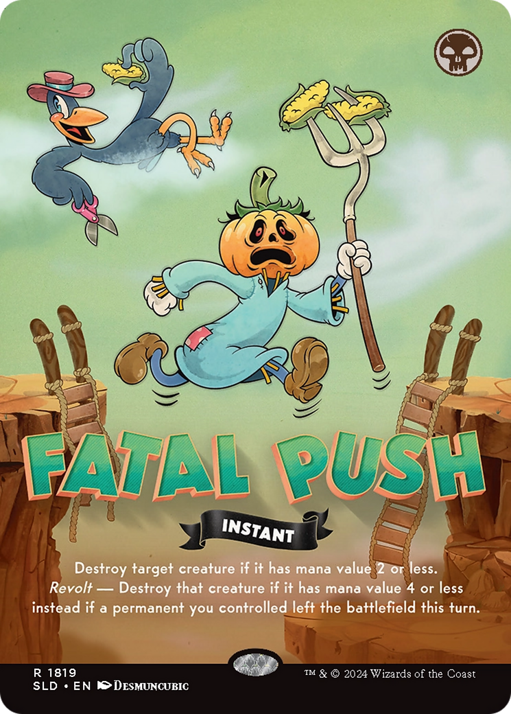 Fatal Push (1819) (Rainbow Foil) [Secret Lair Drop Series] | Odin's Place