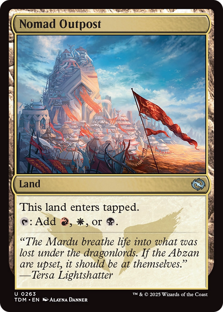 Nomad Outpost [Tarkir: Dragonstorm] | Odin's Place