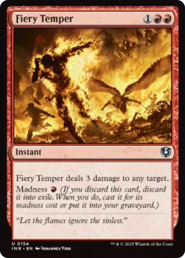 Fiery Temper [Innistrad Remastered] | Odin's Place