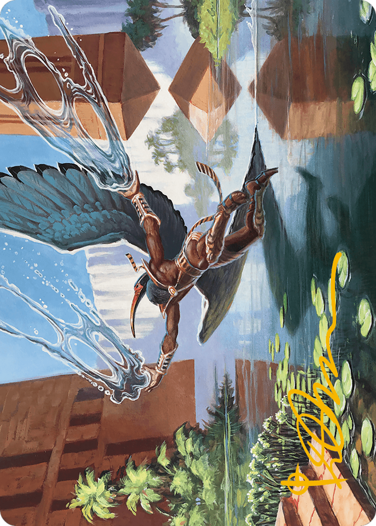 Nadu, Winged Wisdom Art Card (Gold-Stamped Signature) [Modern Horizons 3 Art Series] | Odin's Place