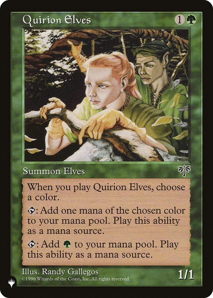 Quirion Elves [The List] | Odin's Place