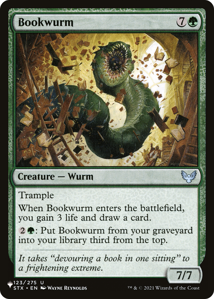 Bookwurm [The List] | Odin's Place