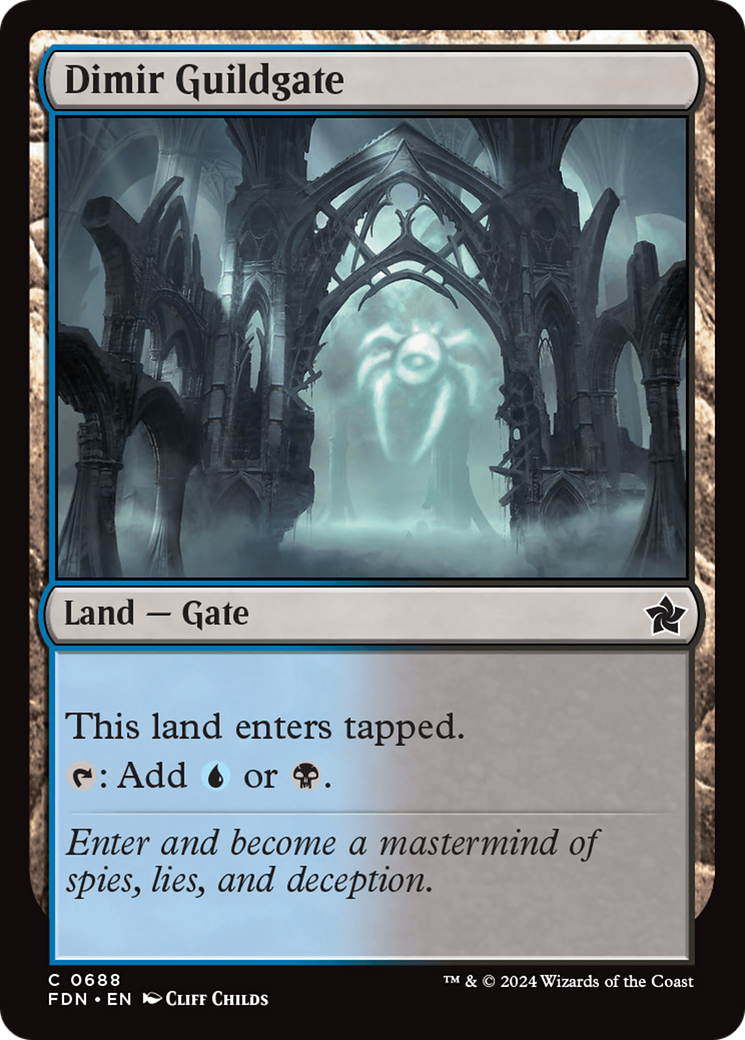 Dimir Guildgate [Foundations] | Odin's Place