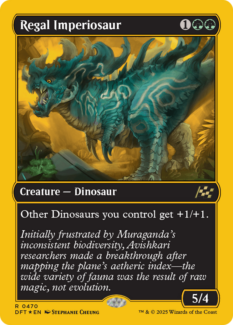 Regal Imperiosaur (First-Place Foil) [Aetherdrift] | Odin's Place