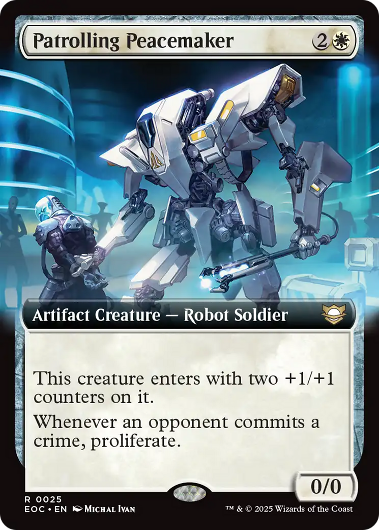Patrolling Peacemaker (Extended Art) [Edge of Eternities Commander] | Odin's Place