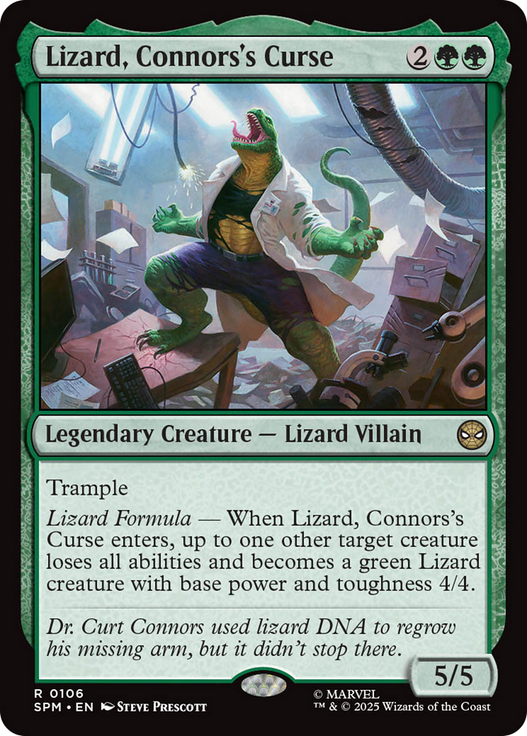 Lizard, Connors's Curse [Marvel's Spider-Man] | Odin's Place