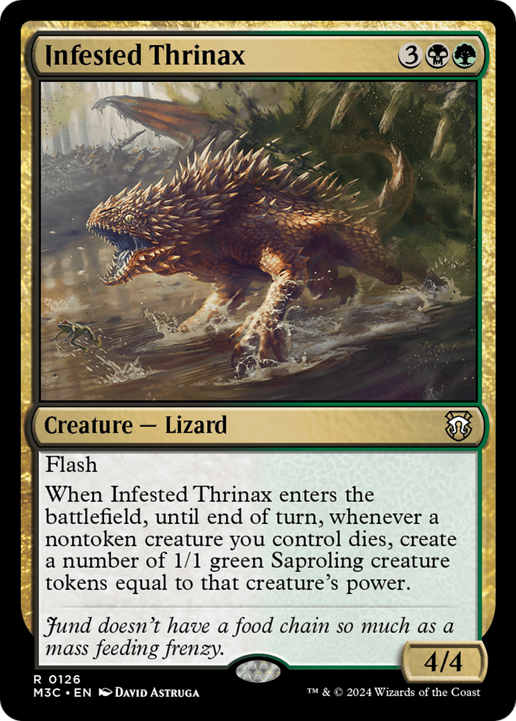 Infested Thrinax [Modern Horizons 3 Commander] | Odin's Place