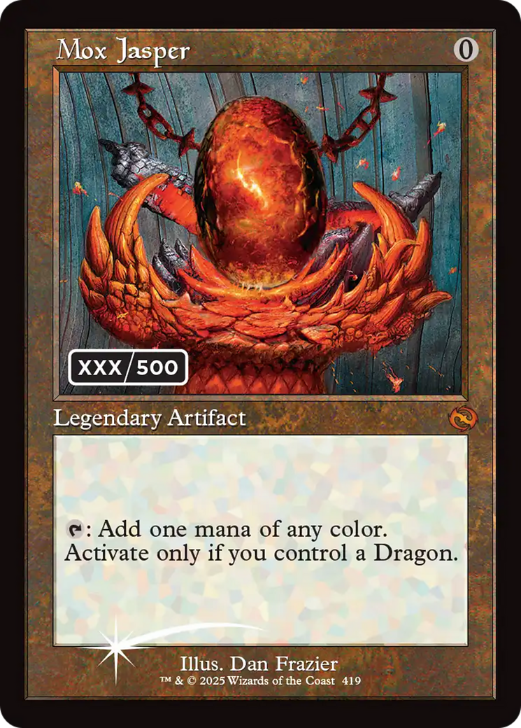 Mox Jasper (Serial Numbered) [Tarkir: Dragonstorm] | Odin's Place